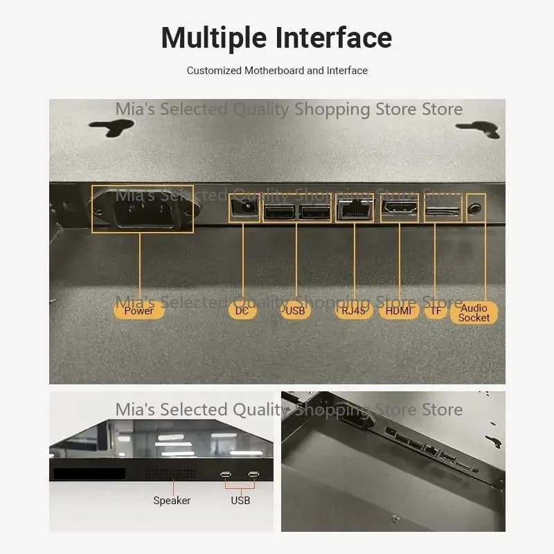 HD LCD Touch Screen Signage All-In-One Digital Kiosk Display for Shopping Retail Environments