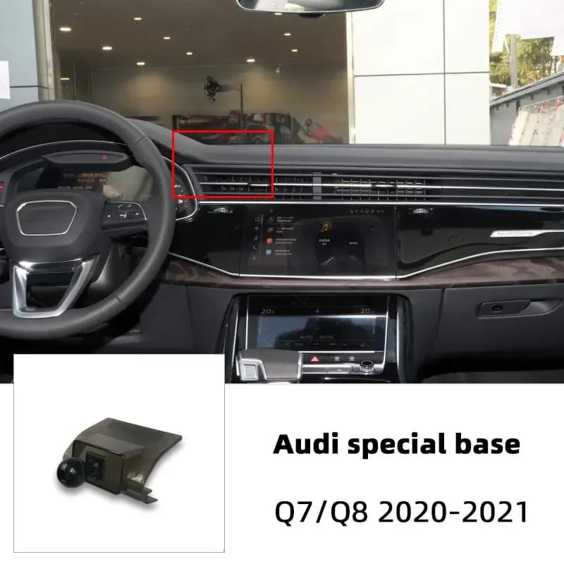For Audi A6L A4L A5 Q5L A1 A8L A7 Q3 A3 Q7 S4 S5 Q2L Q7 Q8 Q4 E-tron Car Phone Holder,Bracket Special Base Mount Fixed Accessory
