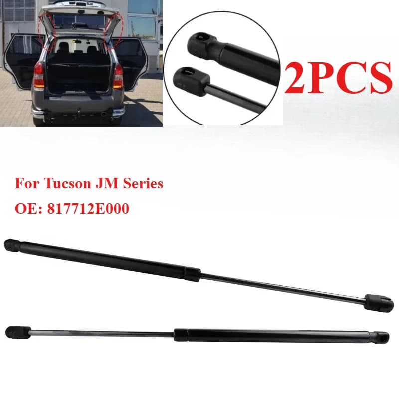 2Pcs Rear Tailgate Gas Struts for Hyundai Tucson SUV JM 2004-2010 Boot Lift Support 817712E000 817812E000 Shock Absorber