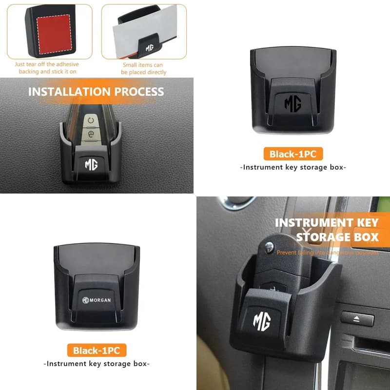 Car Dashboard Organizer Box Card Storage For MG Cyberster HS MG3 MG6 GT ZS MG7 MG5 EHS Interior Storage Accessory