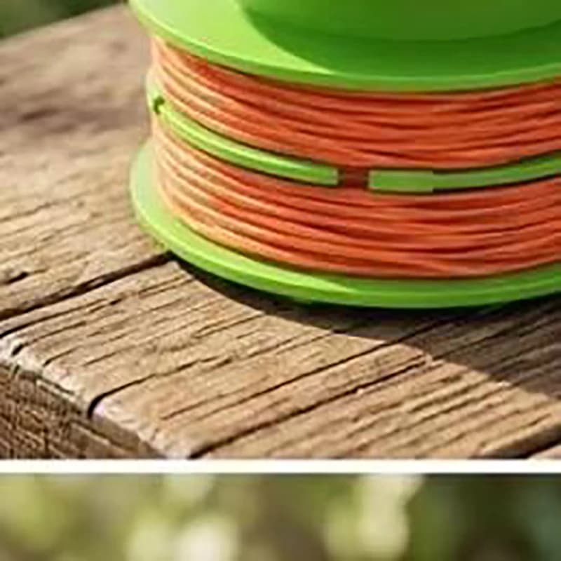AS1300 Trimmer Spool For EGO 15 ST1500 , Pre-Wound Dual Twist Line 4 String Trimmer Spool For Lawn Mower Replacement