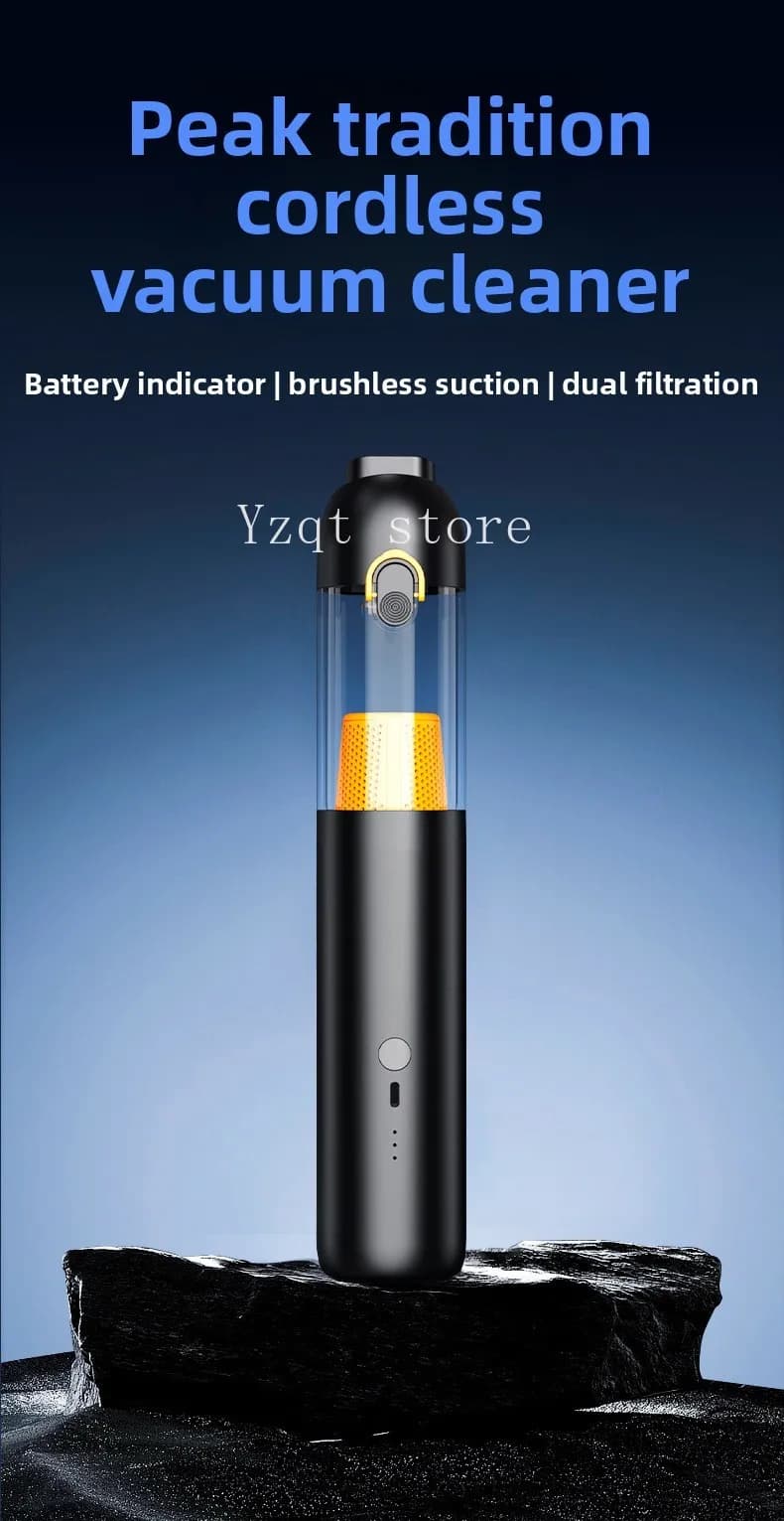 Wireless car vacuum cleaner, car dual-purpose blow-suction integrated vacuum cleaner, super suction, handheld car vacuum cleaner