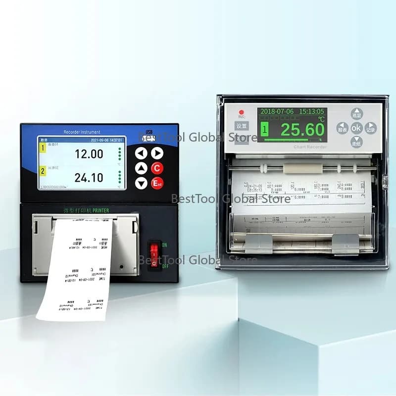 Automatic Manual Printing Data Logger with Mi-cro Printer 6  Analog Input