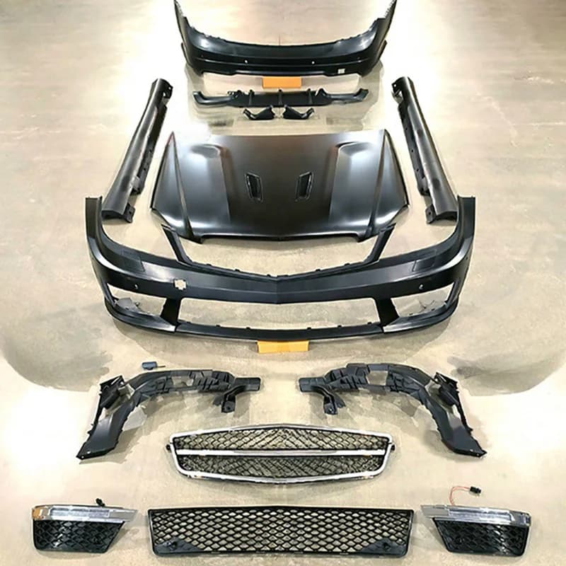 High Quality Sport Edition Complete Body Kit Set For C63 W204 Auto Replacement Parts