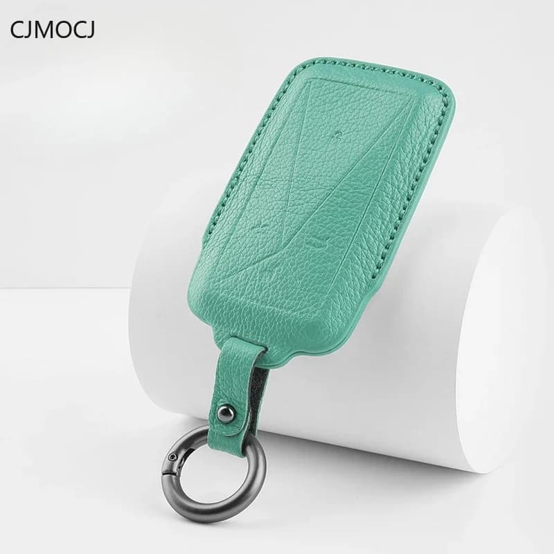Leather Car Key Case Cover Holder Key Shell Buckle for Avita 11