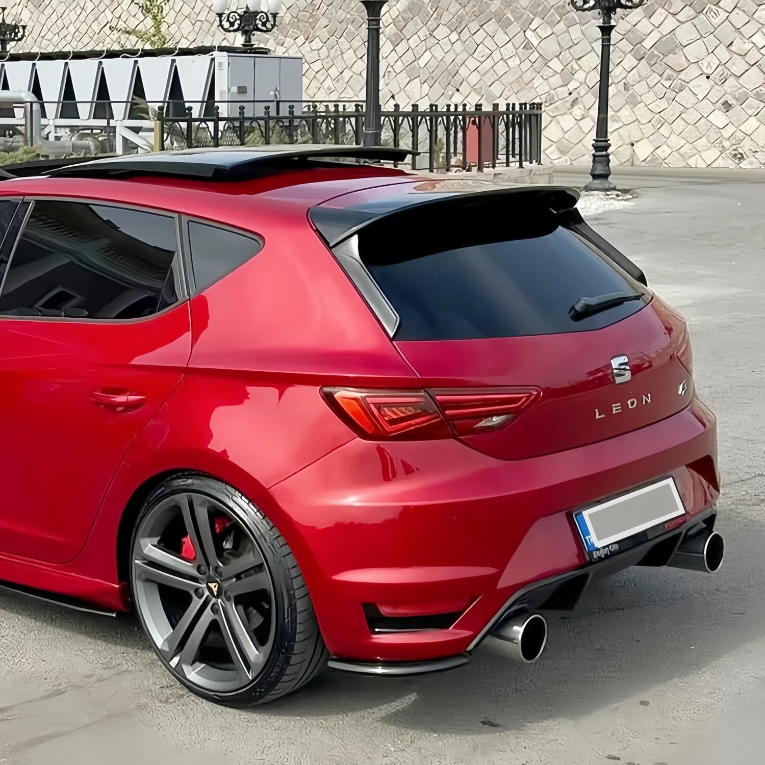 Gloss Black Car Rear Trunk Spoiler Wings For Seat Leon MK3 S/S FR 5-Door Hatchback TSI TDI Standard 2012-2019 Bodykits Tuning