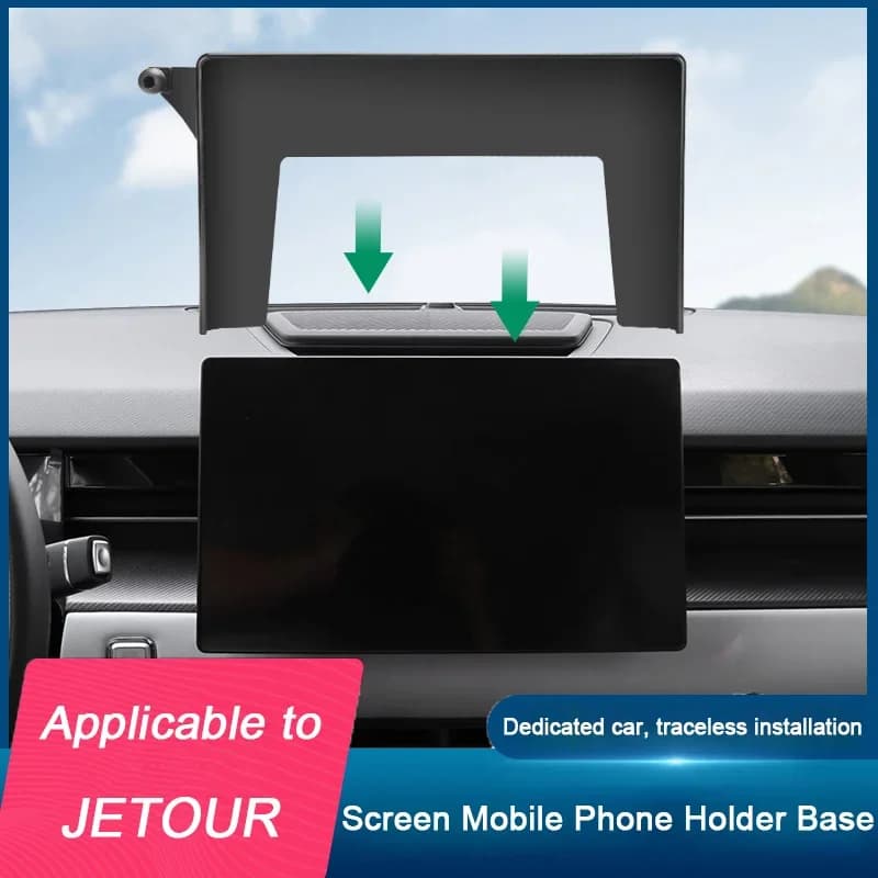 For Jetour Dashing Traveler T1 T2 L9 X70 PLUS,Car Mobile Phone Holder Fixed Mount Screen Navigation Bracket Base Stand Accessory