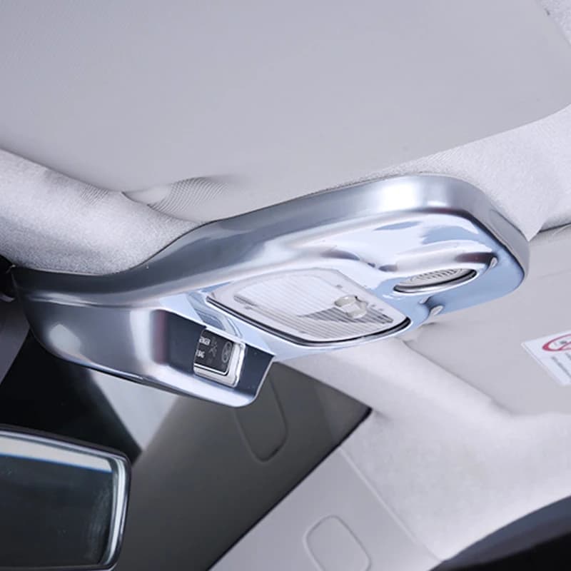 Interior Reading Lamp Car Decorations Accessories Reading Light Cover Protection Shell Stickers for Smart fortwo 453 ABS 2020