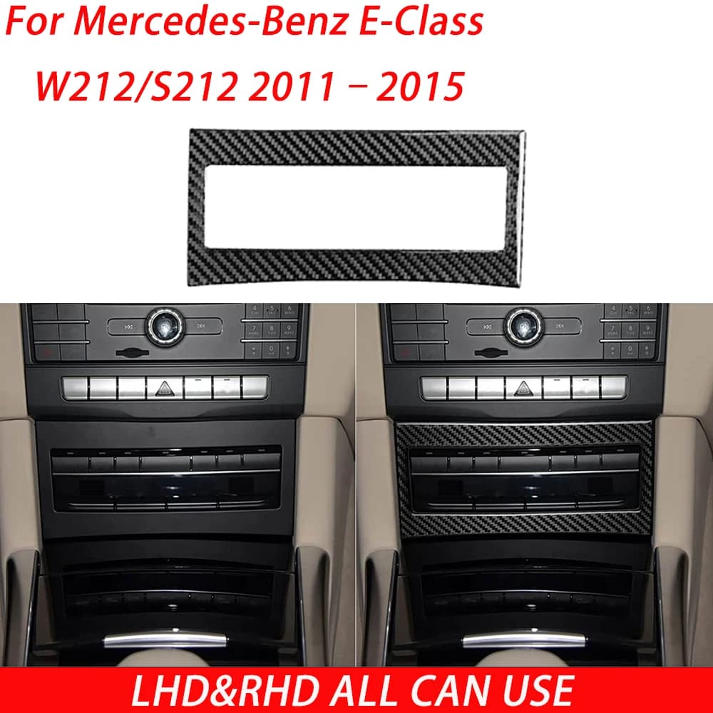 For Mercedes-benz e-class W212 S212 2011–2015 carbon fiber air conditioner frame car interiors accessories decoration stickers