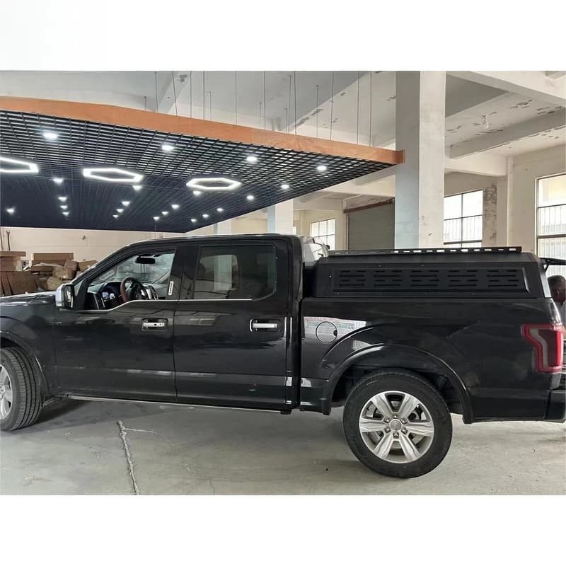 Customized Half-Height Version Manganese Steel Waterproof Steel Hardtop Canopy For  F150 Raptor 2017-2021 5.5FT