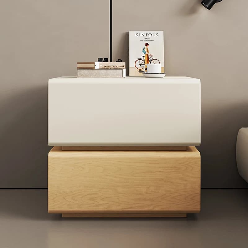 White Bedside Table Luxury Wood Interior Modern Bedside Table Niche Nordic Storage Designer Muebles Para Hogar House Furniture