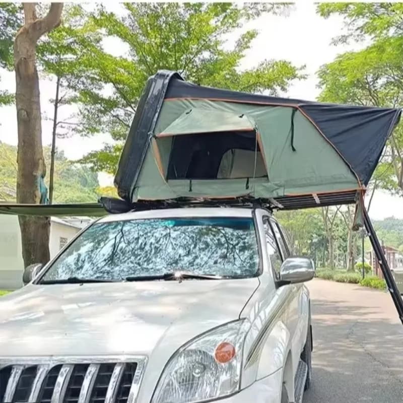 Factory Roof Top Tent Camping 4  Truck Bed Rack for Roof Top Tent Hard Shell Roof Top Tent！