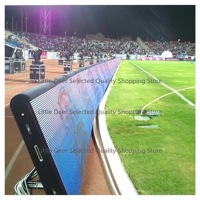Soccer Football Basketball Stadium Ground Support Advertising Banner Perimeter P10 LED Display