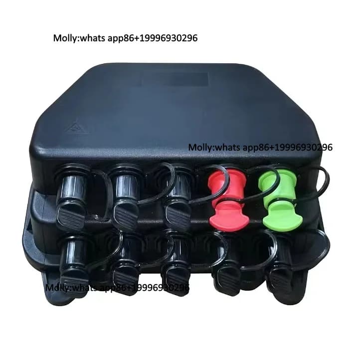 Waterproof PVC FTTH Fiber Optic Terminal Box 8 Cores with 1:4/8 Splitter Indoor/Outdoor Use FC/SC/LC Adapters