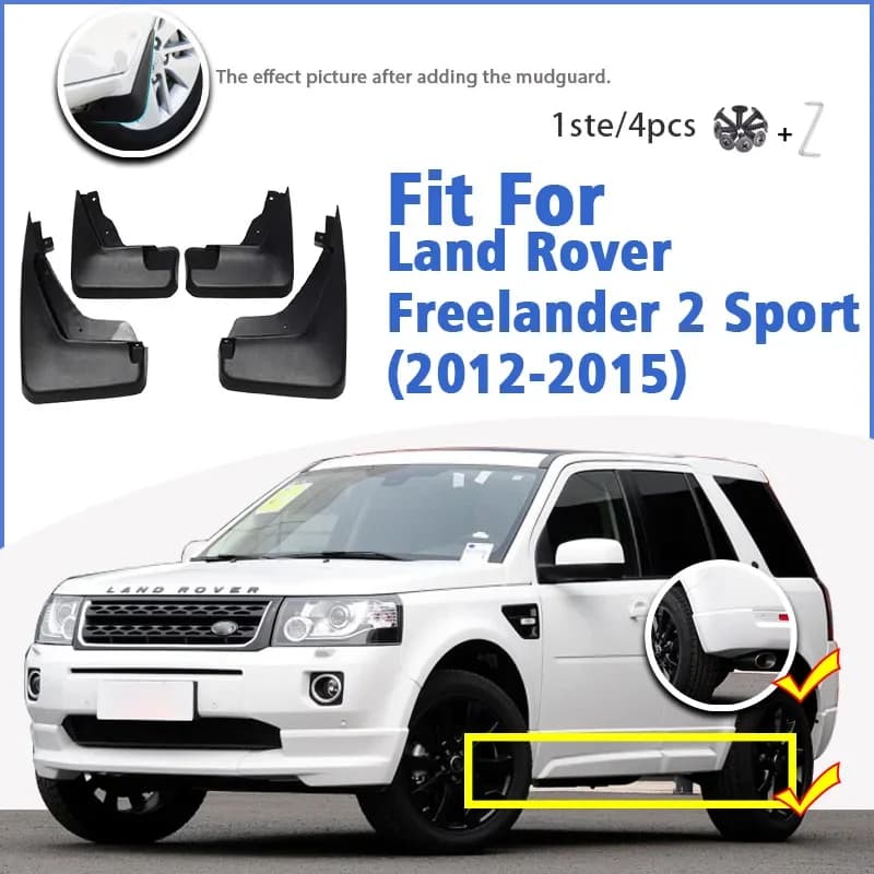 Mudguards For Land Rover Freelander 2 LR2 Sport 2012-2015 Front Rear Mudflaps Accessories Mud Flap Splash Guard Fender Mud Flaps
