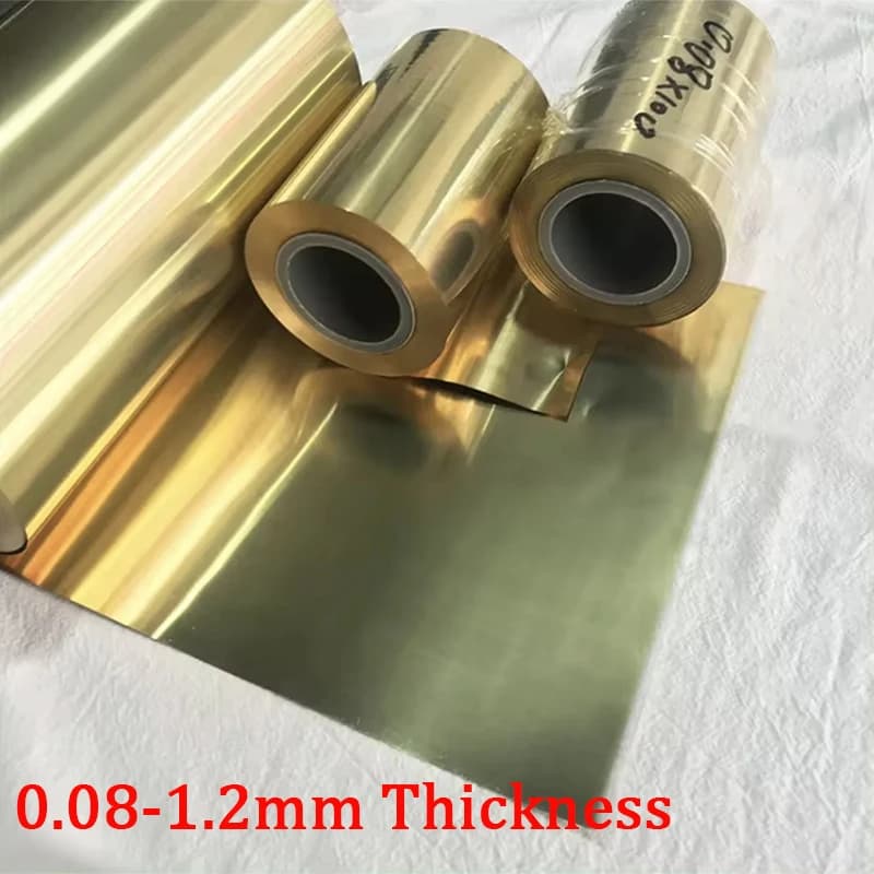 High Conductive Adhesive Copper Foil Tape 0.08-1.2mm for EMI Shielding, Automotive Mold, PCB Repair, DIY Crafts