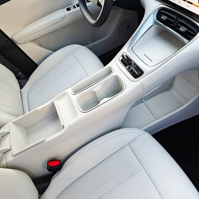 For Geely EX2 E2 EMAS 5 2025 2026 Car Cup Holder Storage Box Organizer Protection Silicone Interior Accessories