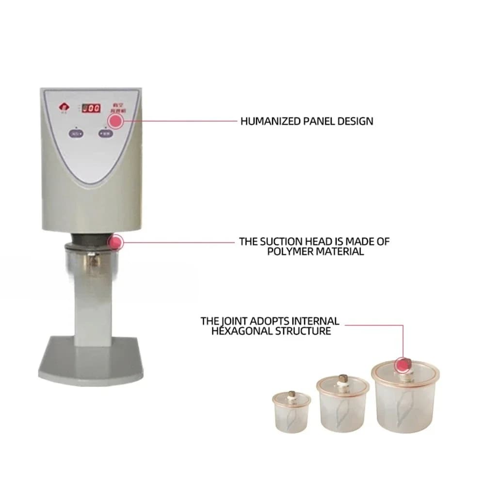Dental Electric Vacuum Mixer 110V/220V Gypsum Impression Material Mixing Machine With CNC, Built-in Pump, 500ML Mixing Cup