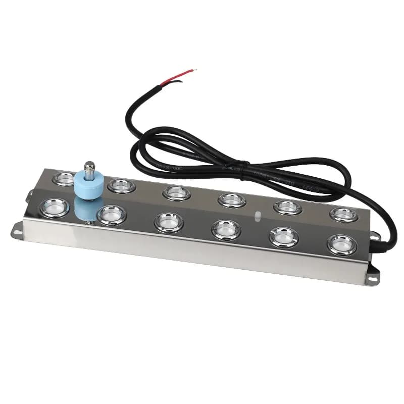 12-Hole Ultrasonic Mist Maker – Stainless Steel, Suitable for Hydroponics/Fountains/Ponds, Atomizer Humidifier