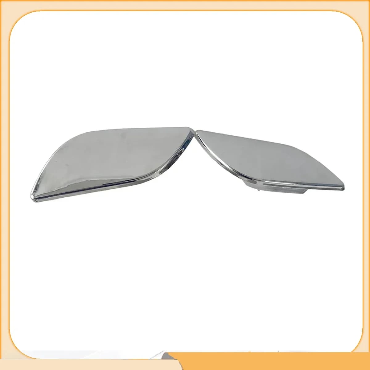 For Skoda Superb 3T MK2 2008-2012 3T0955109 3T0955110 1 2PCS New Headlight Lamp Washer Cap Chrome Cover Trim