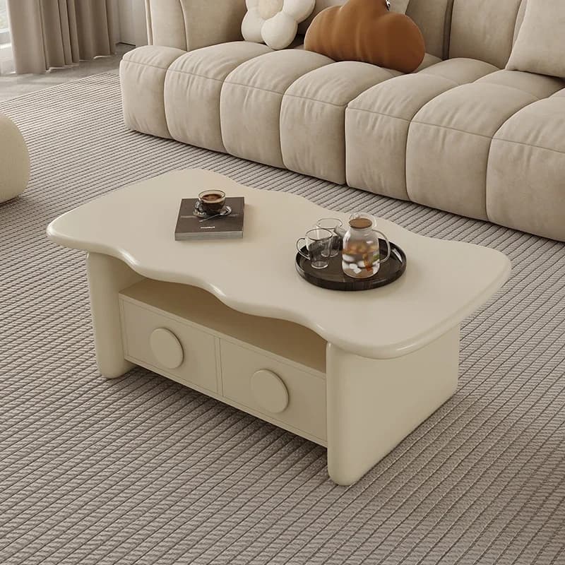 Japanese Aesthetic Coffee Table Trendy Premium Nordic Drawers Coffee Table Living Room Reception Couchtisch Patio Furniture