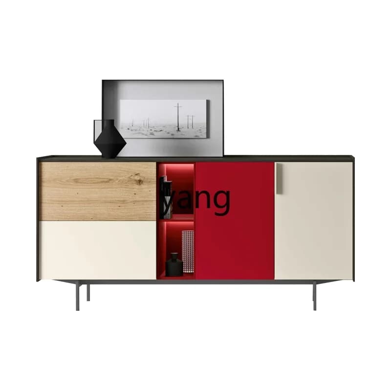 LH  Modern Tea Cabinet Nordic Restaurant Side Cabinet Storage Cabinet Light Luxury Entrance