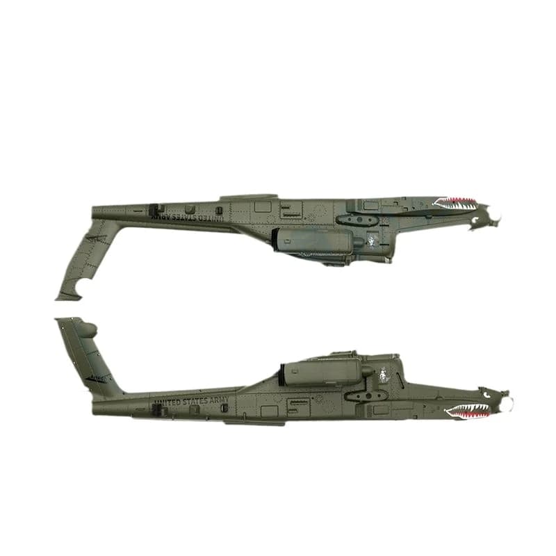 A complete set of helicopter spare parts