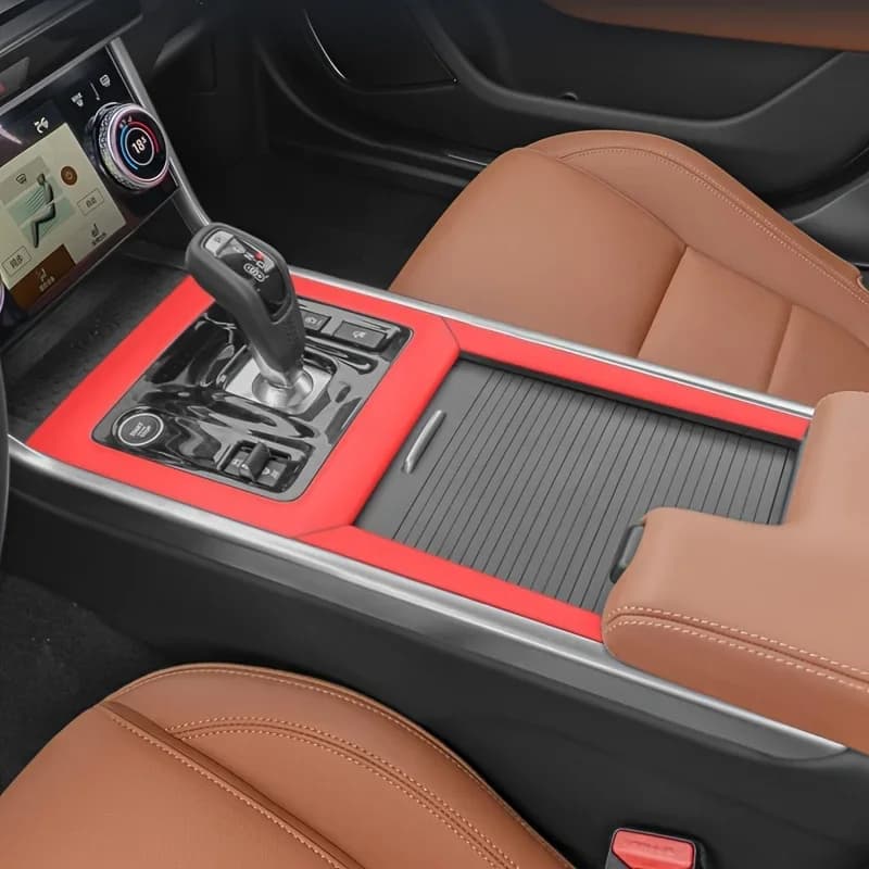Car Styling Accessories Automobile gear panel decorative stickers For Jaguar XEL 2020-2023