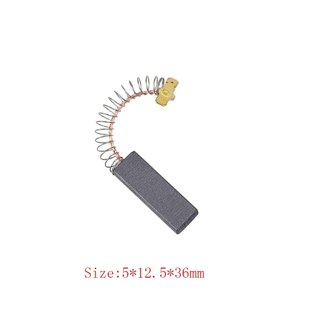 2PCS 36x12.5x5mm Washing Machine Motor Carbon Inserts Brushes Drum Washing Machine Carbon Brushes