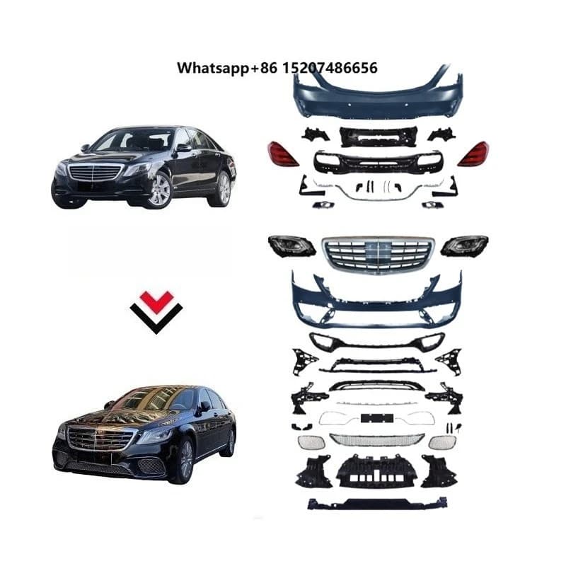 Body Kits  2014-2017   Full Kit Grille Bumper Diffuser Lip Auto Accessories