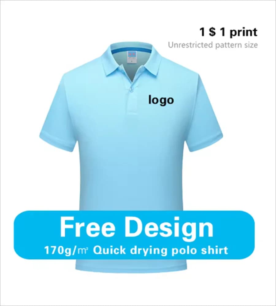 Mens Fast Drying Sports Polo with Personalized Logo, Short Sleeved Shirt with Polo Neck, Running, Fitness, Mens Top Homemade 3XL