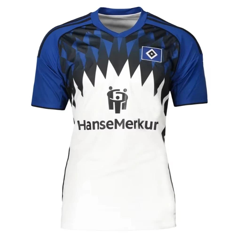 25-26 Hamburger SV Home and Away Football Jerseys 3D Printed Short Sleeved Sports T-shirt Same for Adults and Children