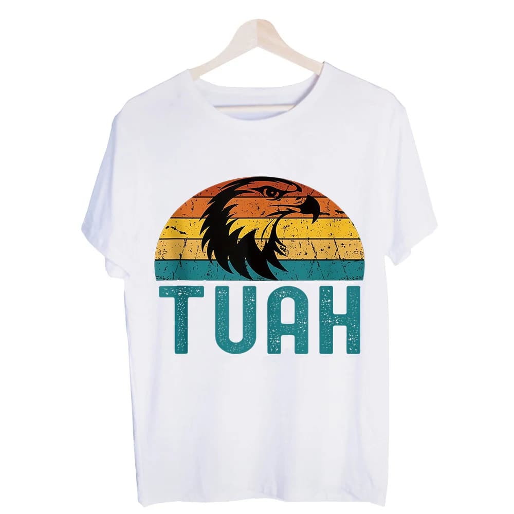 Men's Eagle Graphic Tee, Vintage Style Short Sleeve T-Shirt for Casual Daily Wear
