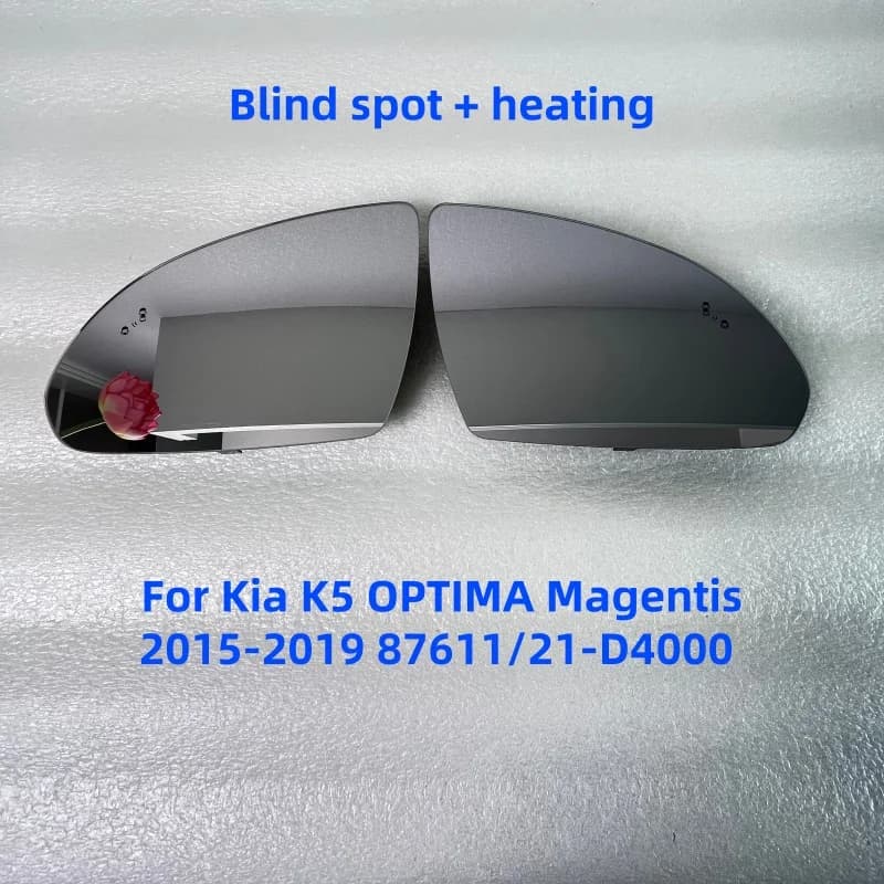 Heated Blind Spot Warning Rearview Mirror Glass BSD BSM For Kia K5 Optima Magentis 2015‑2019 Left Right OE 87611‑D4000 87621‑D40