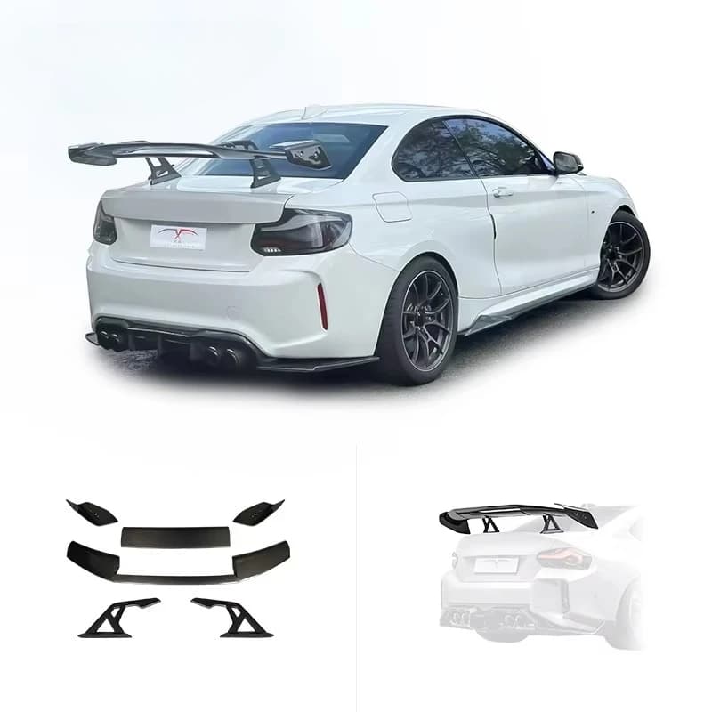 Car Modification Upgrade air Kit Suitable for BMW 1 2 3 4 5 6 7 8 Series M2 M3 M4 M5 M8 Sedan Universal GT Rear Spoiler Body Kit