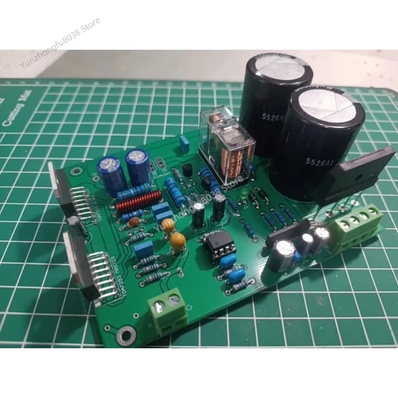 TDA7293 2-channel Mono Rear Stage Includes Rectifier Filtering, Speaker Protection, Mono Pure Rear Stage Design