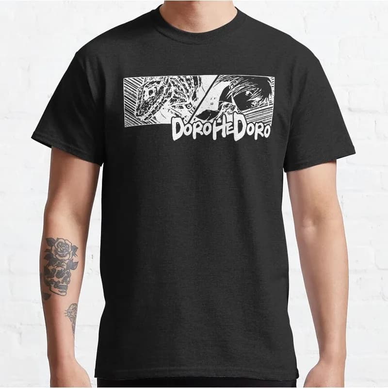 Nikaido Goth Metal Death Dorohedoro Anime T shirt 0808 Kaiman Manga Gothic Comics Graphic Clothes Y2K clothes US Size S-6XL