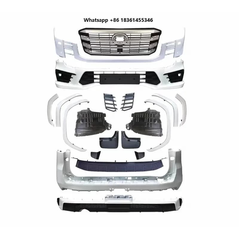 Advanced Technology Auto Car Body Part PP ABS Front Bumper Rear Lamp Head Light for Land Cruiser LC300 body kit