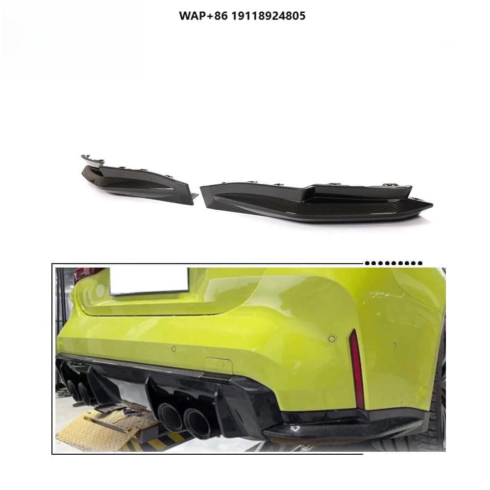 Pre-preg 100% Carbon Fiber Rear Bumper Splitter for B-MW G82 M4 2021-2022
