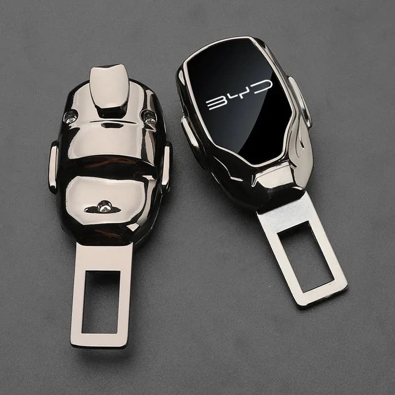 For BYD Atto 3 Act 3 Tang F3 E6 Dmi Yuan Plus Song Plus Metal Car Seat Belt Clip Extension Plug Seatbelt Extender Accessories