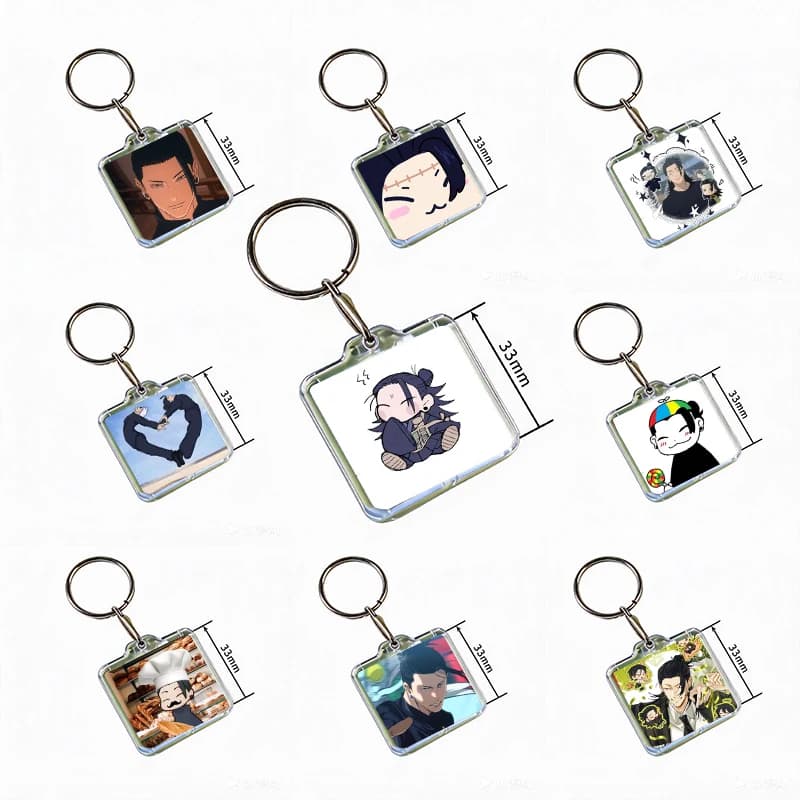 Anime Black Lagoon  Acrylic Keychain Handmade Hanging Ornaments for Clothes Backpack Decoration Accessories Gifts with Friends
