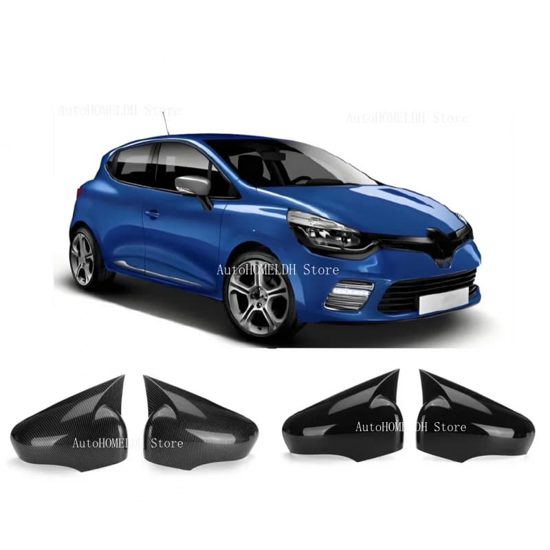 Car Rearview Side Mirror Cover Wing Cap For Renault Clio 4 MK4/Captur/Zoe 2012 2013 2014 2015 2016 2017-2019  Door Shell Trim