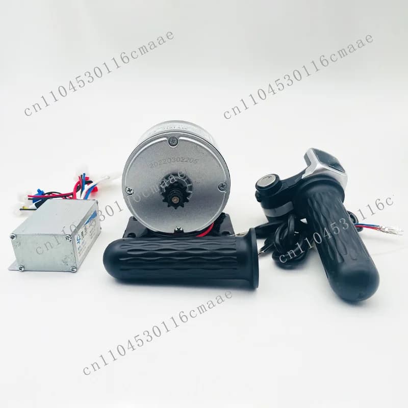 High-speed Brushed Gear Motor Controller LCD Handle Kit 24v250w Modified Bicycle Agricultural Machinery