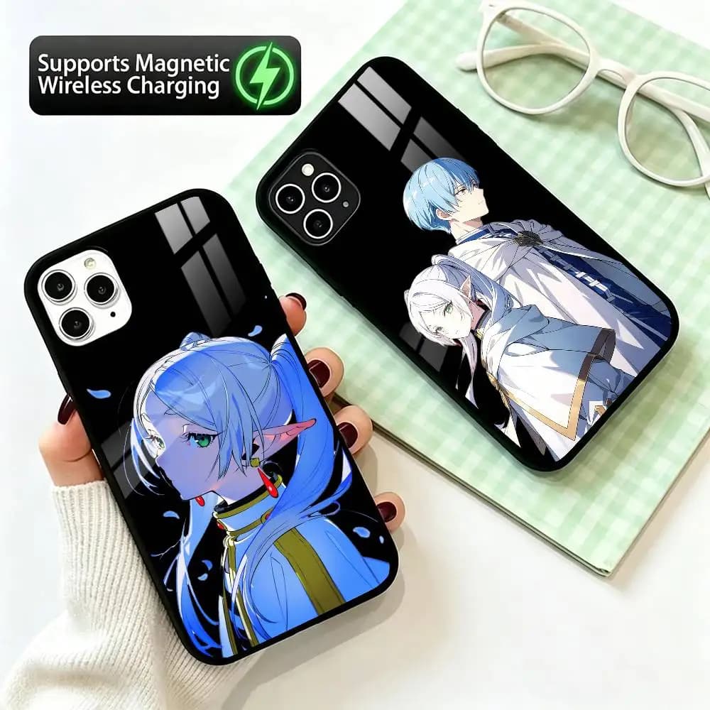 Frieren b-Beyond Journey's-End  Phone Case For iPhone17,16,15,14,13,12,11 Plus,Pro Compatible with magnetic wireless charging