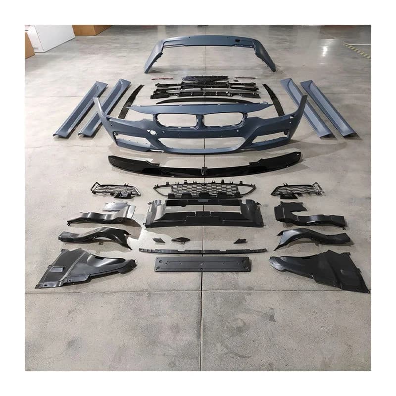 High Quality MT M Sport Style Body Kit Fit for 3 Series F30 2012-2019 Including Front Rear Bumper Auto Exterior Modification Upg