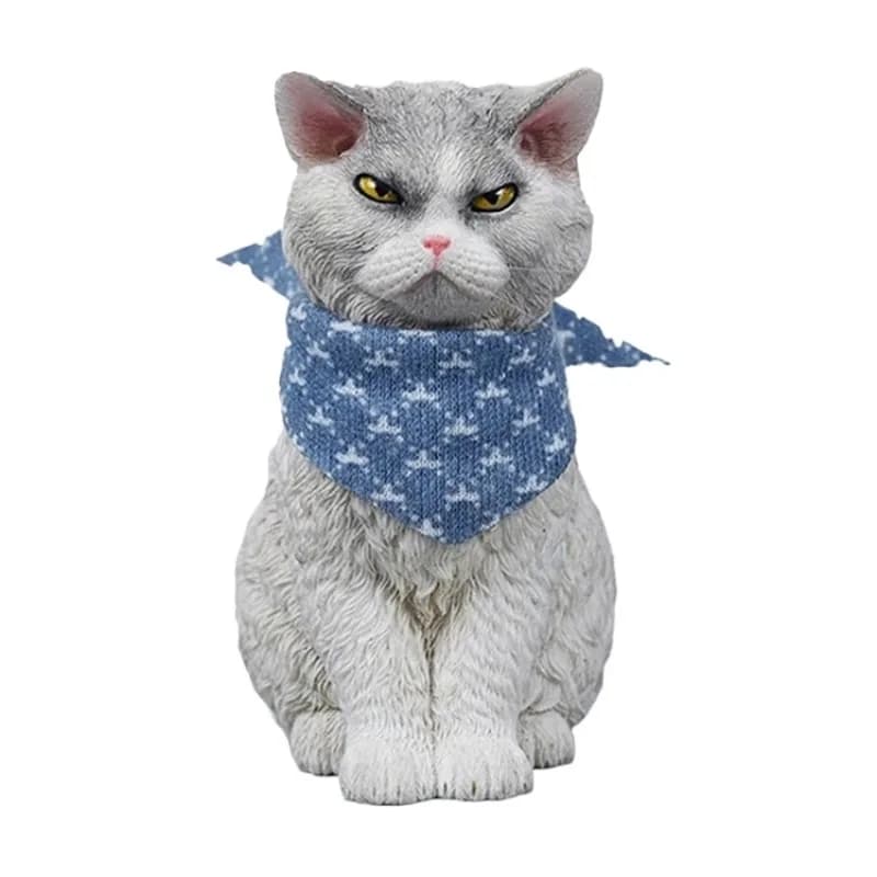 American angry cat peripheral figure Selkeck curly cat model cat desktop car ornament