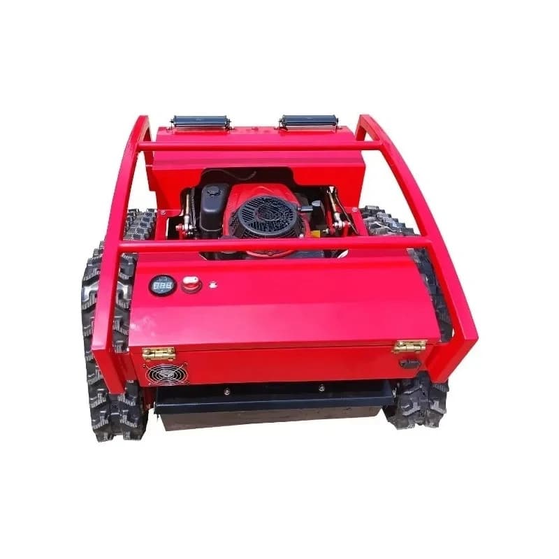 196cc Remote Control  Weed Mowing Machine All-Terrain Slope Lawn Mower All Terrain Tracking Remote Control RC