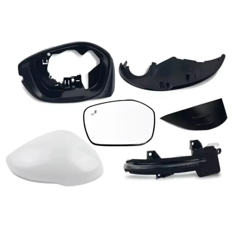 Auto Rear Heated Mirror Glass Cover Frame Turn Signal Light Bottom Base for Honda Civic 11th 2022 With Lamp Type