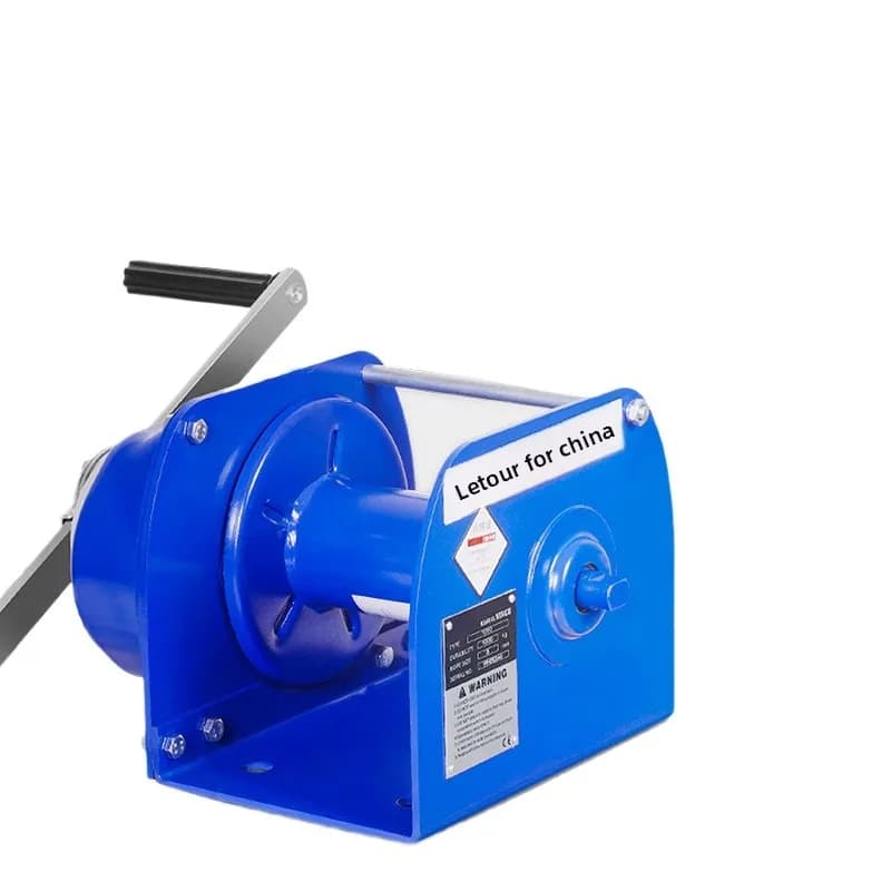 LMM two-way self-locking manual winch winch 3 tons 40m tractor hoist small crane