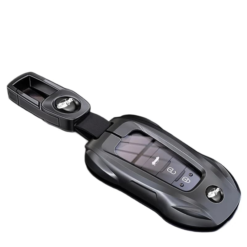 Zinc Alloy Key Cover Case for Toyota Camry 8th Gen/Corolla/Levin/Avalon/Wildlander/RAV4/Frontlander - Protective Key Fob Shell